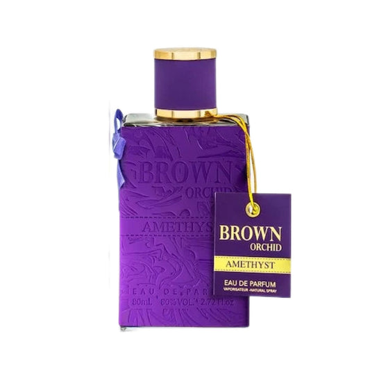 Fragrance World - Brown Orchid Amethyst - 80ml perfume bottle at Dubai Aroma South Africa