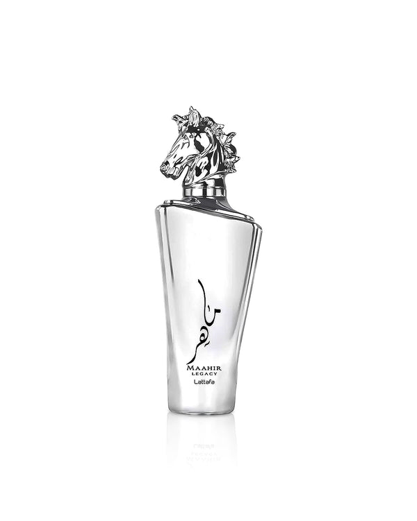 Lattafa Maahir Legacy 100ml Eau De Parfum perfume bottle at Dubai Aroma South Africa