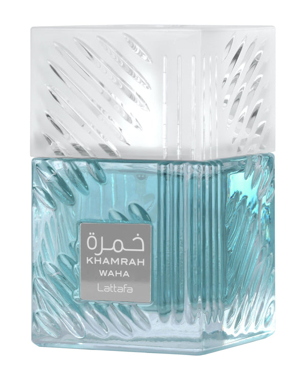 Khamrah Waha by Lattafa 100ml EDP perfume bottle at Dubai Aroma South Africa