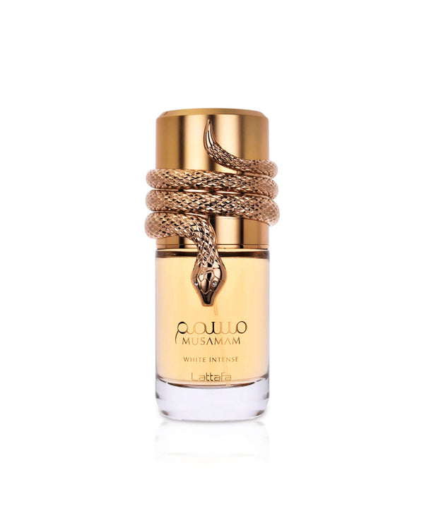 Musamam White Intense | Lattafa Perfumes | EDP perfume bottle at Dubai Aroma South Africa