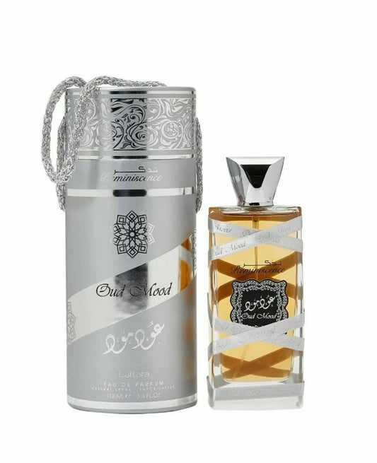 Oud Mood Silver by Lattafa 100ML image 1 Inspired by Oud Satin Mood by Maison Francis Kurkdjian.