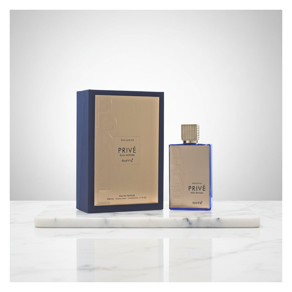 Exclusive Prive Blue Intense 100ml by RIIFS perfume bottle and box