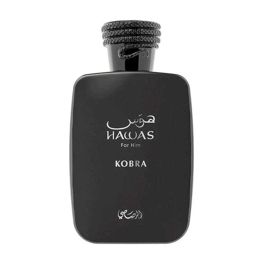Hawas Kobra Rasasi for men | 100ml Edp perfume bottle at Dubai Aroma South Africa
