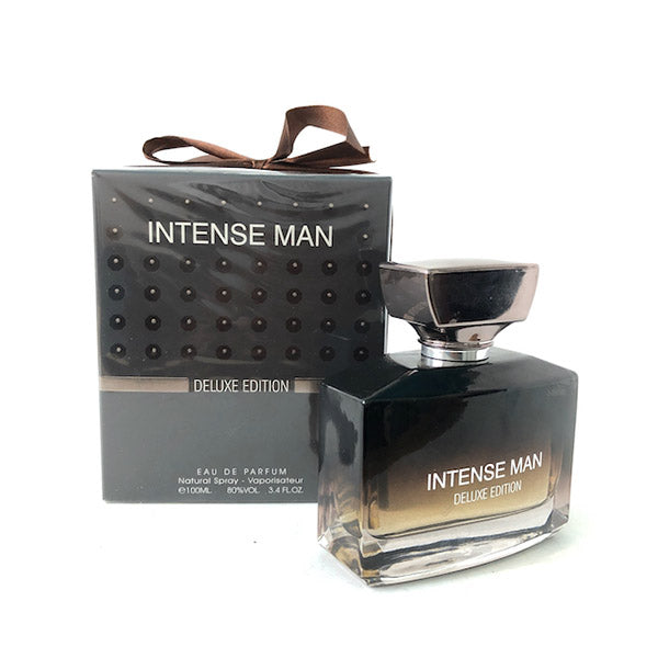 Intense Man Deluxe Edition 100 ml Eau De Parfum Fresh scent by FRAGRANCE WORLD perfume bottle at Dubai Aroma South Africa
