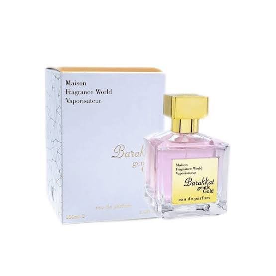 Barakkat Gentle Gold 100ml EDP by FRAGRANCE WORLD perfume bottle at Dubai Aroma South Africa