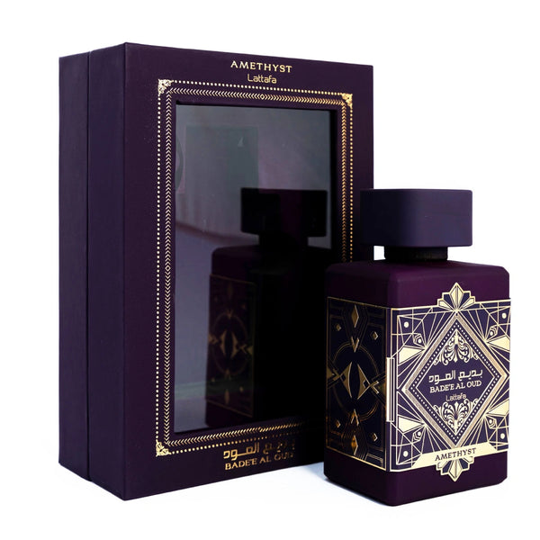 Badee Al Oud Amethyst by Lattafa perfume bottle at Dubai Aroma South Africa