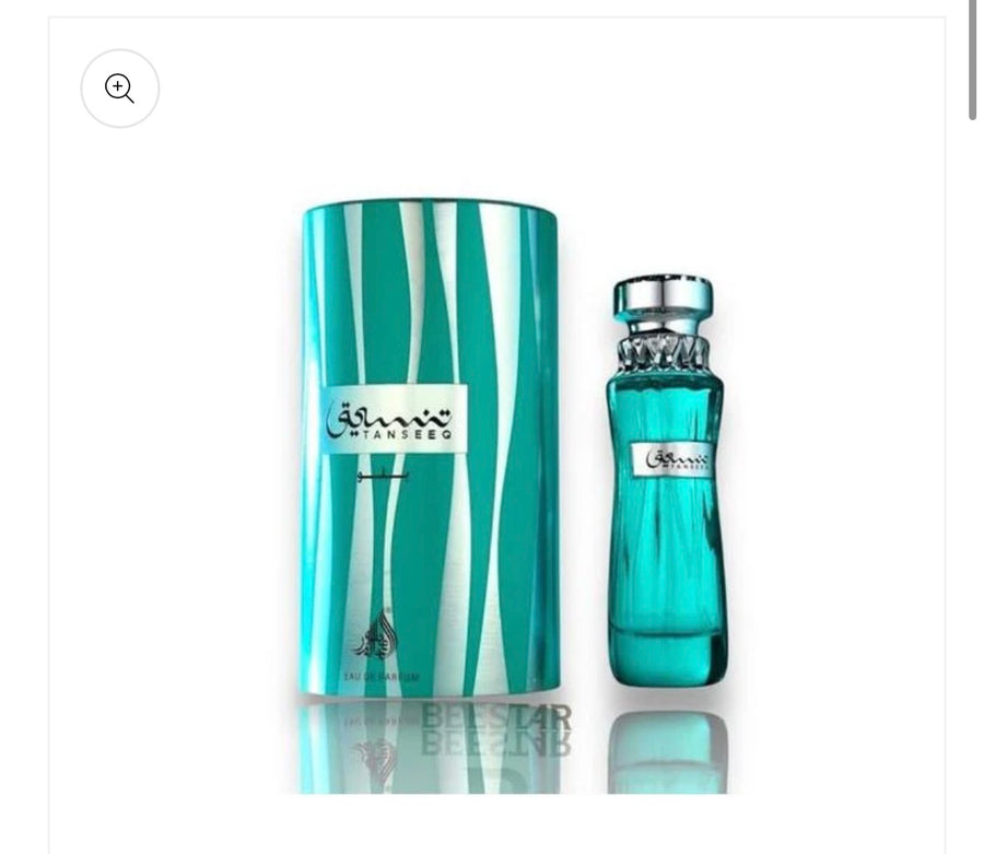 Tanseeq Blue by FRAGRANCE WORLD perfume bottle at Dubai Aroma South Africa