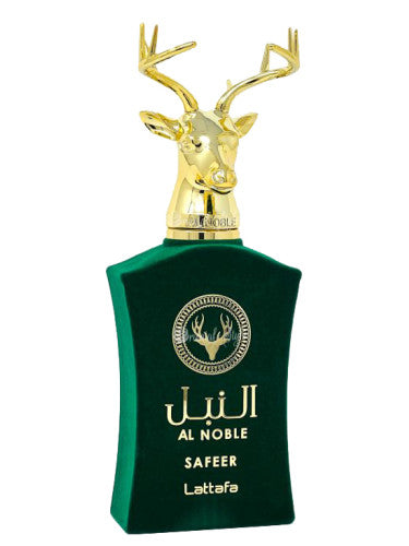 Lattafa Al Noble Safeer 100 ml Eau De Parfum by MAISON ALHAMBRA perfume bottle at Dubai Aroma South Africa