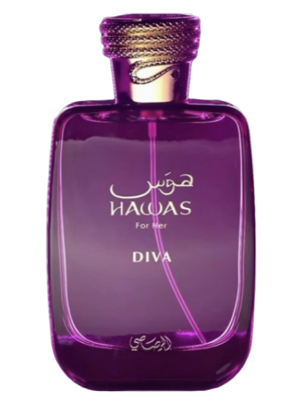 Hawas Diva by Rasasi for Women 100ml EDP perfume bottle at Dubai Aroma South Africa