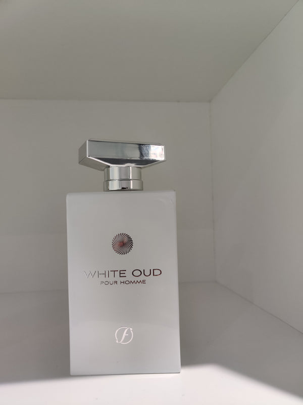 White Oud Pour Homme 100ml by FRAGRANCE WORLD perfume bottle at Dubai Aroma South Africa