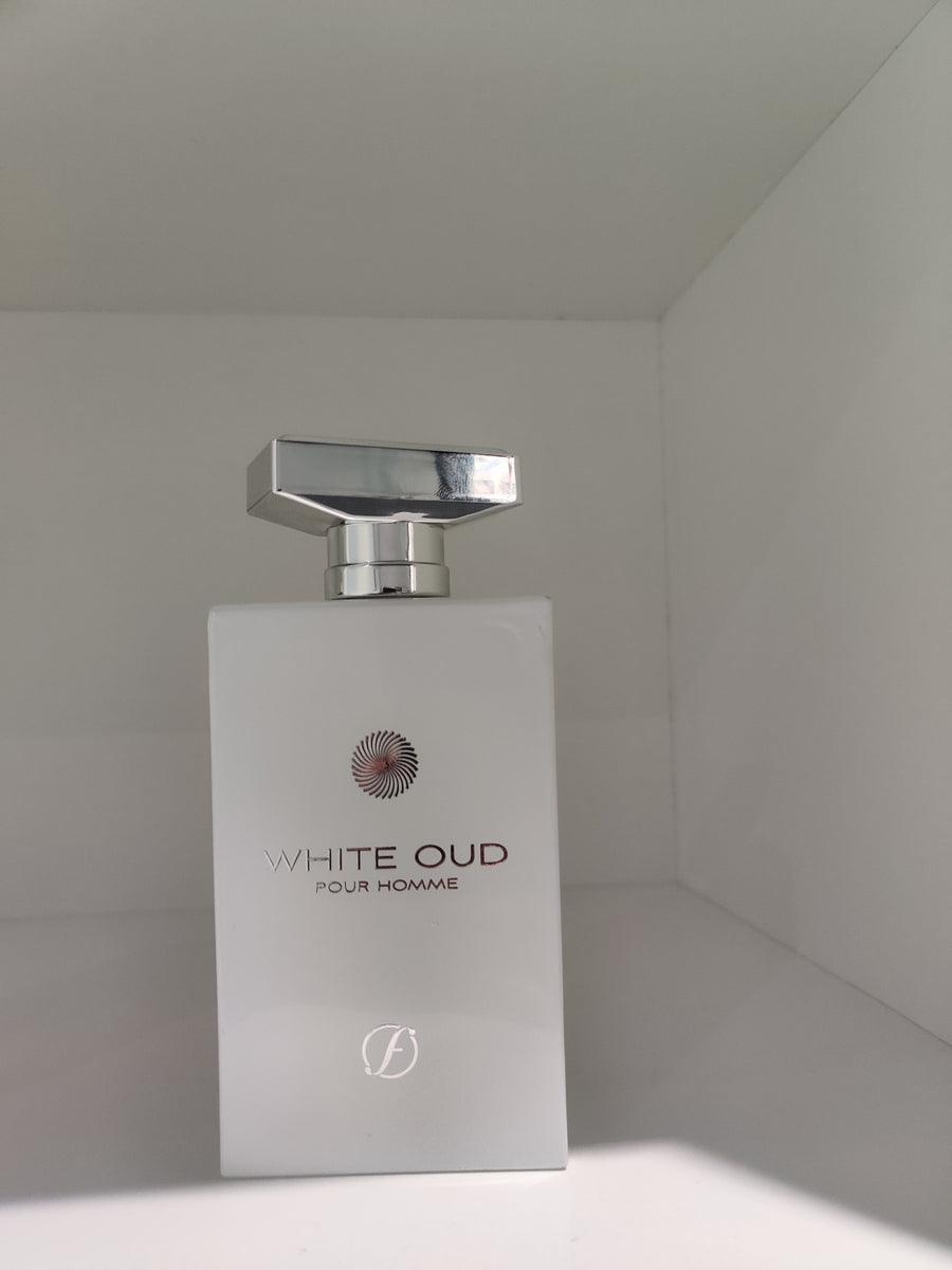 White Oud Pour Homme 100ml by FRAGRANCE WORLD perfume bottle at Dubai Aroma South Africa