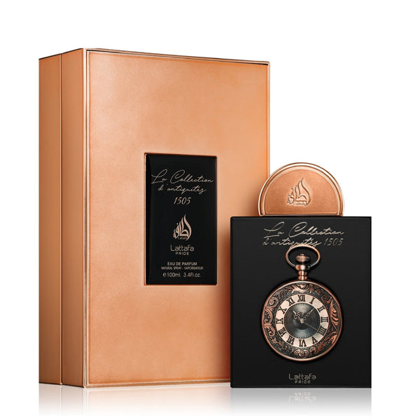 Lattafa Pride La Collection d'antiquity 1505 perfume bottle at Dubai Aroma South Africa