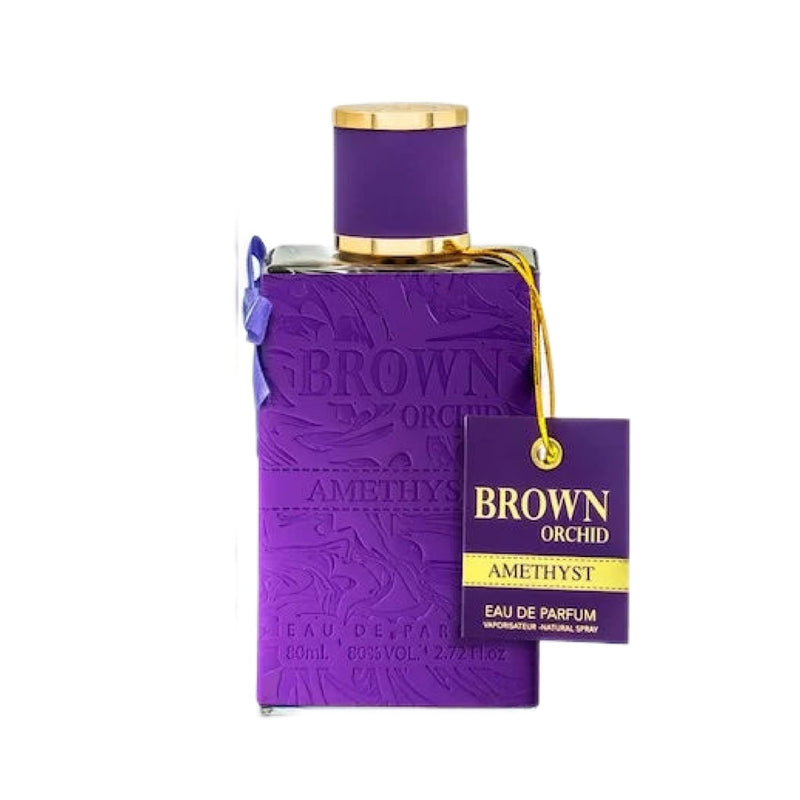 Fragrance World - Brown Orchid Amethyst - 80ml perfume bottle at Dubai Aroma South Africa