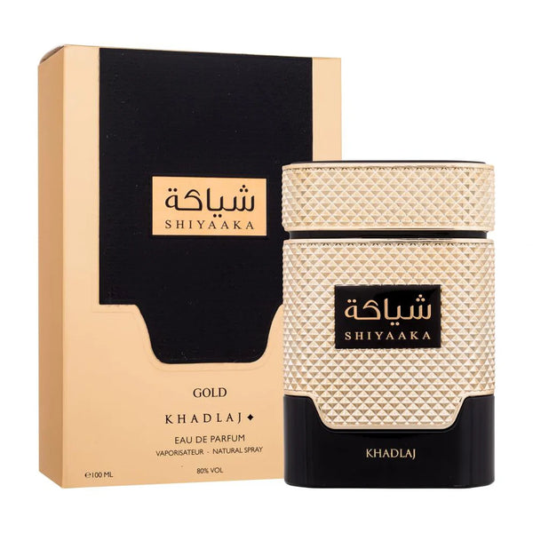 Shiyaaka Gold Khadlaj Perfumes for women perfume bottle at Dubai Aroma South Africa