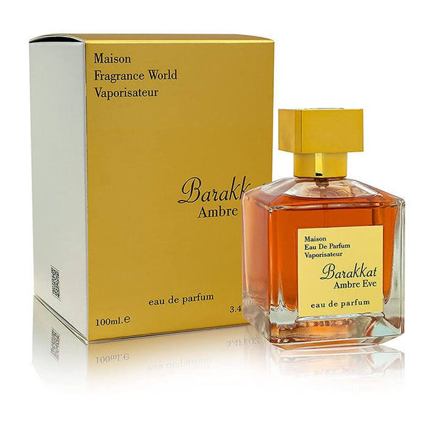 BARAKKAT AMBRE EVE 100 ML EAU DE PARFUM AMBER EVE by FRAGRANCE WORLD perfume bottle at Dubai Aroma South Africa