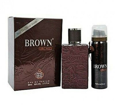 Brown Orchid 80ML (silver) by FRAGRANCE WORLD perfume bottle at Dubai Aroma South Africa