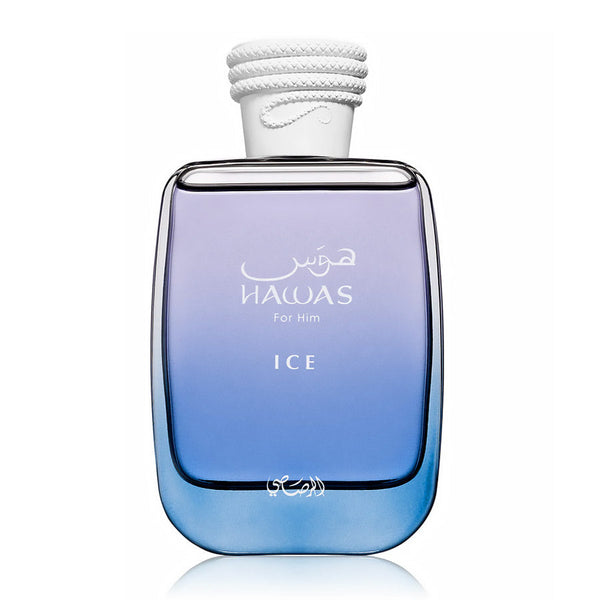 Hawas Ice Rasasi for men | 100ml Edp perfume bottle at Dubai Aroma South Africa