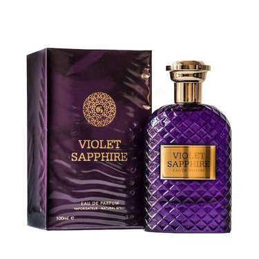 Fragrance World Violet Sapphire 100ml Eau de Parfum perfume bottle at Dubai Aroma South Africa