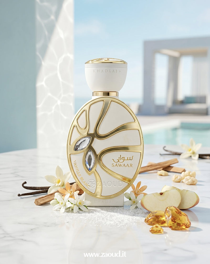 SAWAAR VANILLE BLAN by Khadlaj – EDP 100ml fragrance image 4 Dubai Aroma South Africa