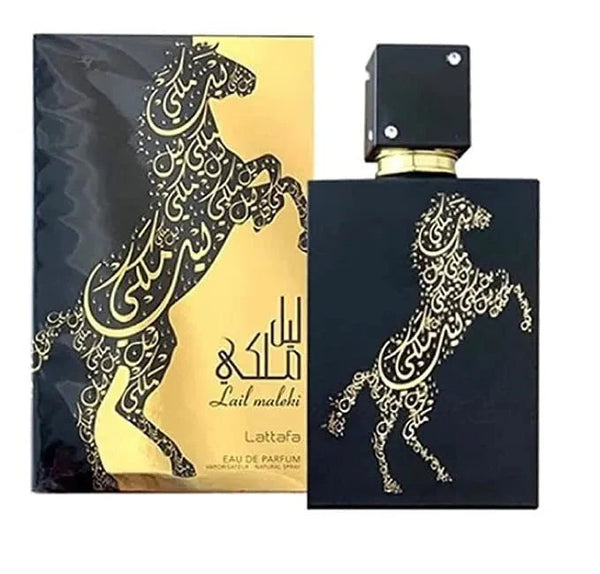 Lail Maleki 100ml ea de parfum by Lattafa Perfumes perfume bottle at Dubai Aroma South Africa
