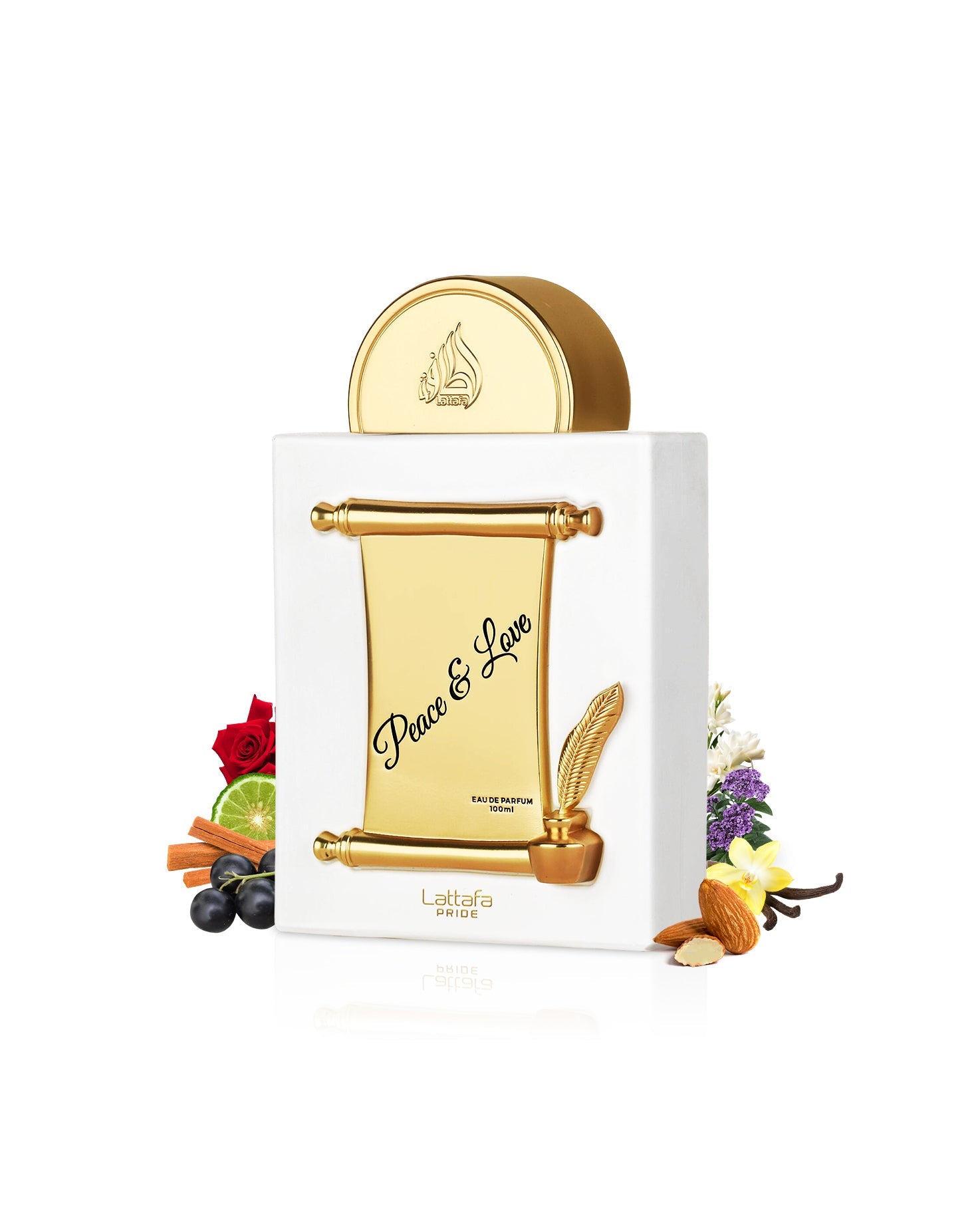 Dubai Aroma lattafa-pride-peace-and-love-100ml image2 Inspired by Soie Malaquais by Dries Van Noten