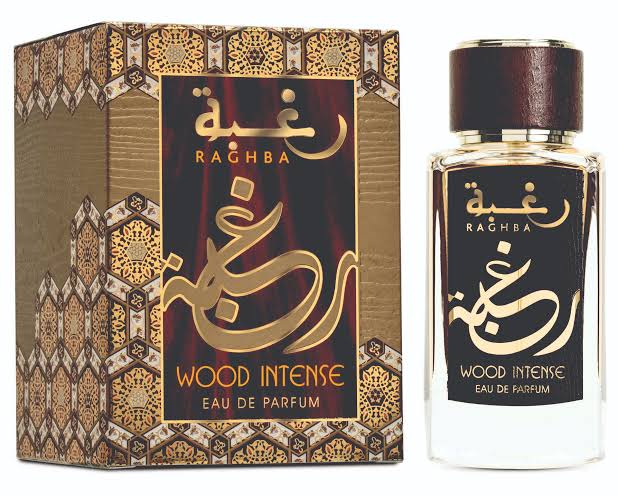 RAGHBA WOOD INTENSE EDP LATTAFA PERFUMES 100ML by FRAGRANCE WORLD perfume bottle at Dubai Aroma South Africa