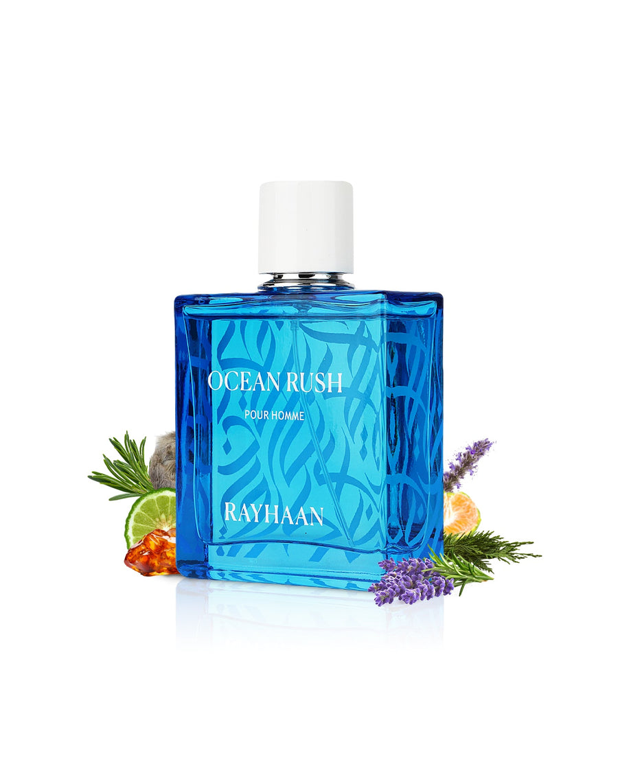 Ocean Rush by Rayhaan for man perfume bottle at Dubai Aroma South Africa