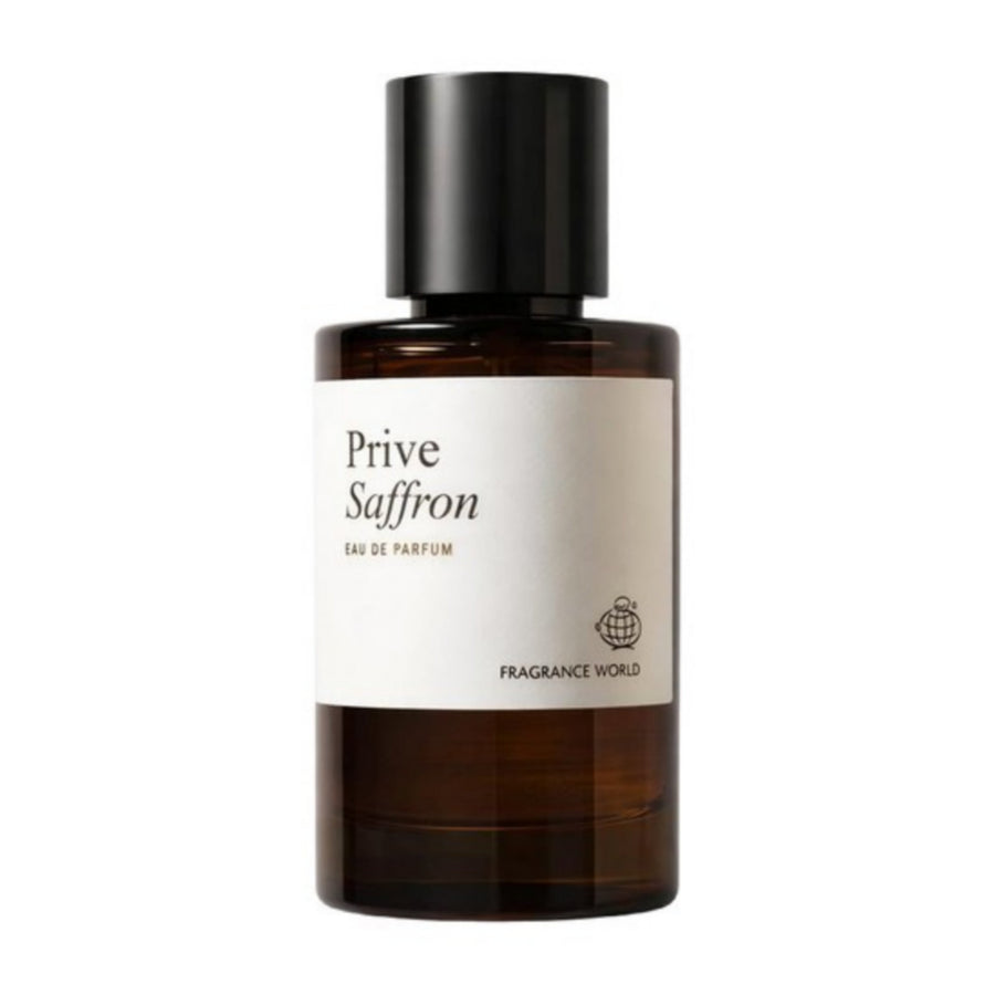 Privé Saffron | Fragrance World | EDP | 60ml by French Avenue perfume bottle at Dubai Aroma South Africa