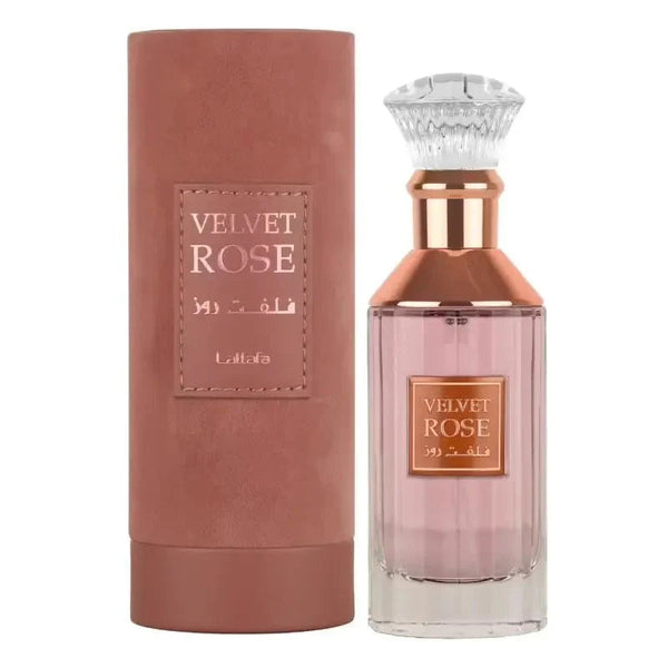 Velvet Rose by Lattafa by ASDAAF perfume bottle at Dubai Aroma South Africa