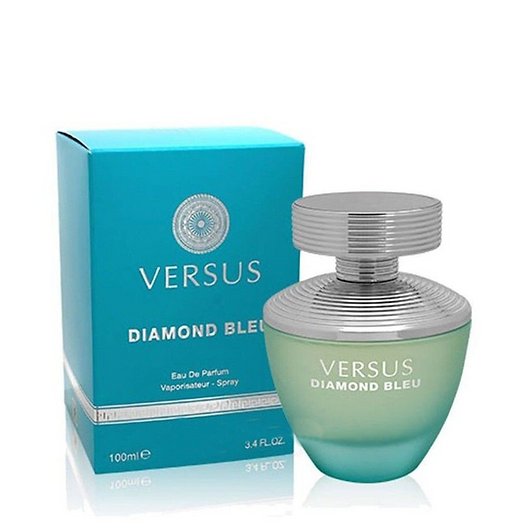 Versus Diamond Bleu by Fragrance World image 1 Inspired by Versace Pour Femme Dylan Blue Versace