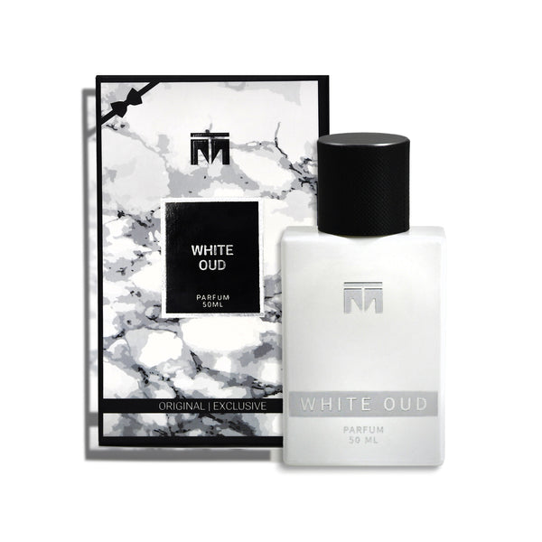 WHITE OUD Eau De Parfum 50ml by Motala Perfumes perfume bottle at Dubai Aroma South Africa